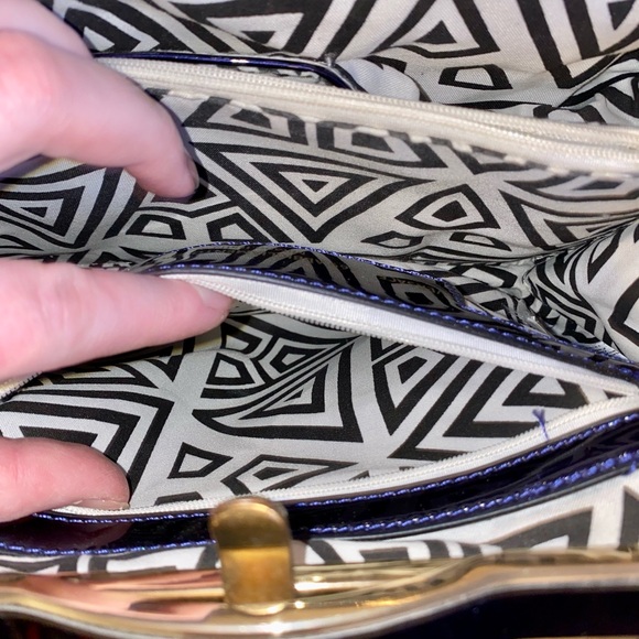 Versace V1969 Italia Scarlet Frame Crossbody Purse Bag NEW - Picture 6 of 6